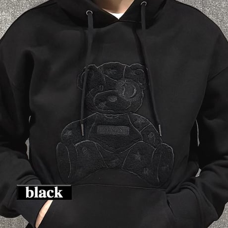 パーカーStar★D【ベア】BLACK