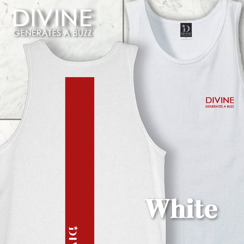 D&G ストライプ タンクトップ 28/42 タンクトップ Star☆Dストライプ □White□ | DIVINE