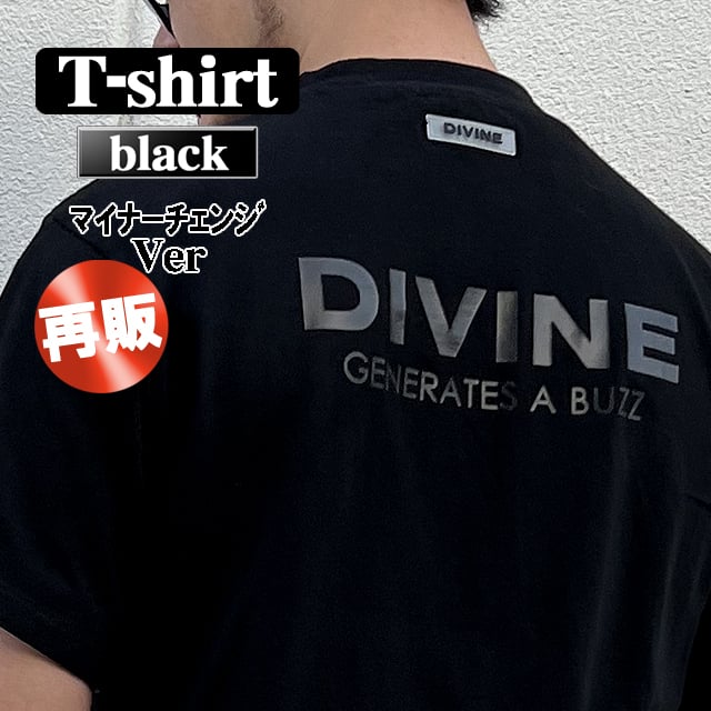 Tシャツ DIVINE【バックロゴ】BLACK_mc.ver | DIVINE オンラインショップ