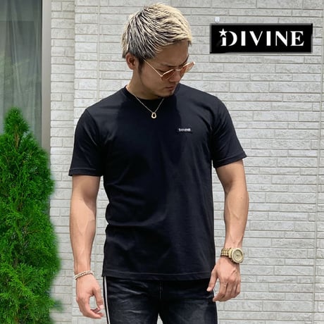 Ｔシャツ   Star★D 刺繍★BLACK★ LTs002