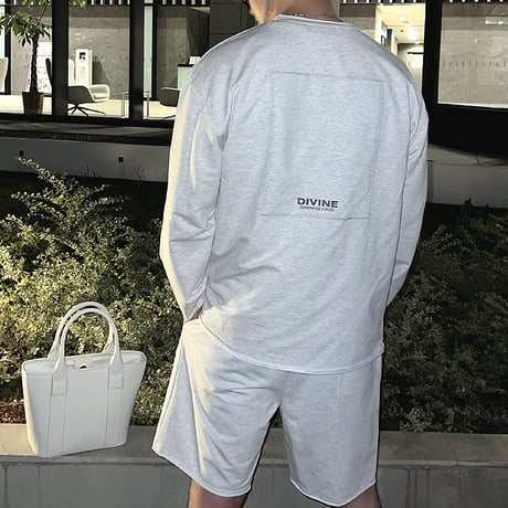 セットアップ【CUT＆ROLL】S/S/A【グレー】DIVINE.fo