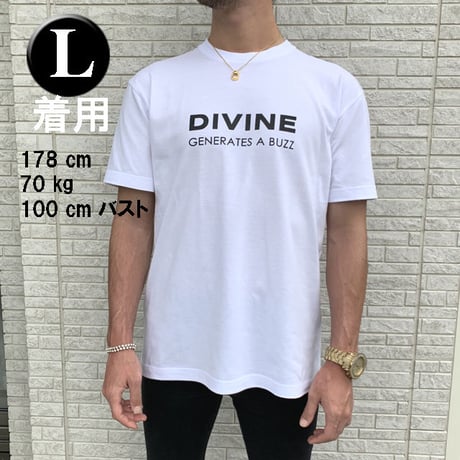 Tシャツ  DIVINE  ☆White☆ LT111