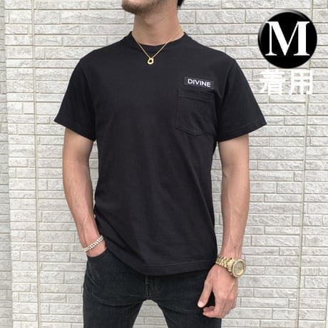 Ｔシャツ   DIVINE 刺繍★BLACK★ LTs003