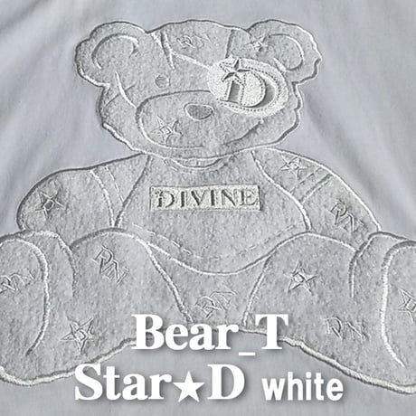 ベアT_Star☆D【white】