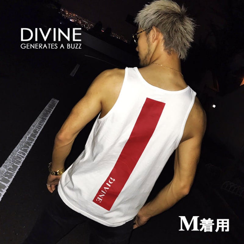 タンクトップ Star☆Dストライプ □White□ | DIVINE タンクトップ Star☆Dストライプ □White□ | DIVINE