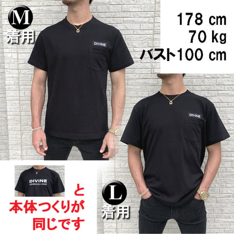 Tシャツ  DIVINE  ★BLACK★ LT011