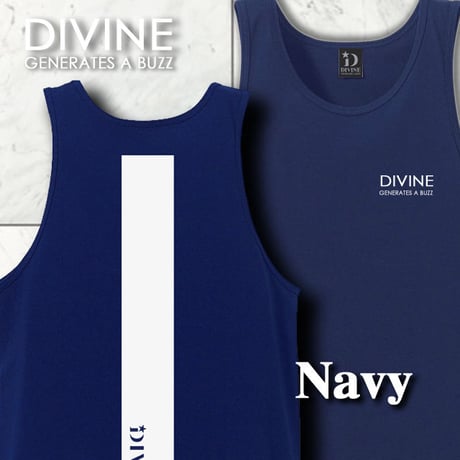 タンクトップ　Star★Ｄストライプ■NAVY■