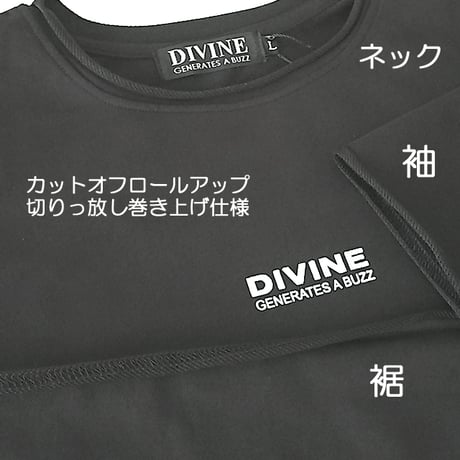 セットアップ【CUT＆ROLL】S/S/A【ブラック】DIVINE.fo