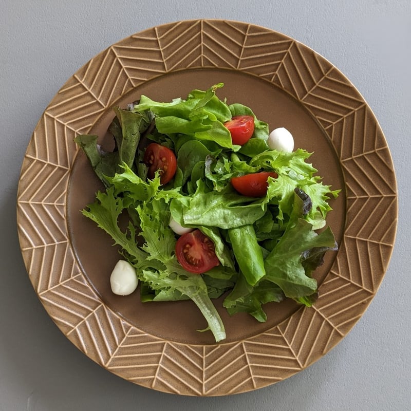 YABANE 24㎝リムプレート モカブラウン | 波佐見焼の窯元 永峰窯 公式