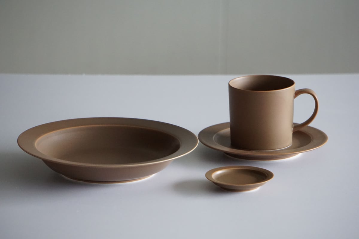 15㎝リム皿 モカブラウン | 波佐見焼の窯元 永峰窯 公式オンライン