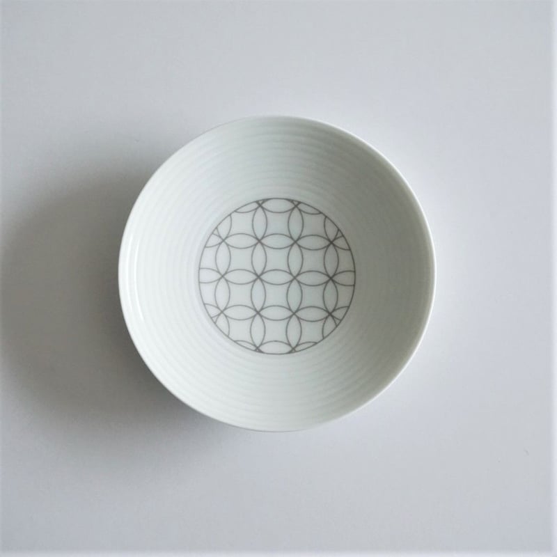 和モダン 小皿 七宝 グレー | 波佐見焼の窯元 永峰窯 公式オンライン