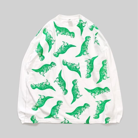 恐竜ロンT / Long Sleeve T-shirt(しんご)