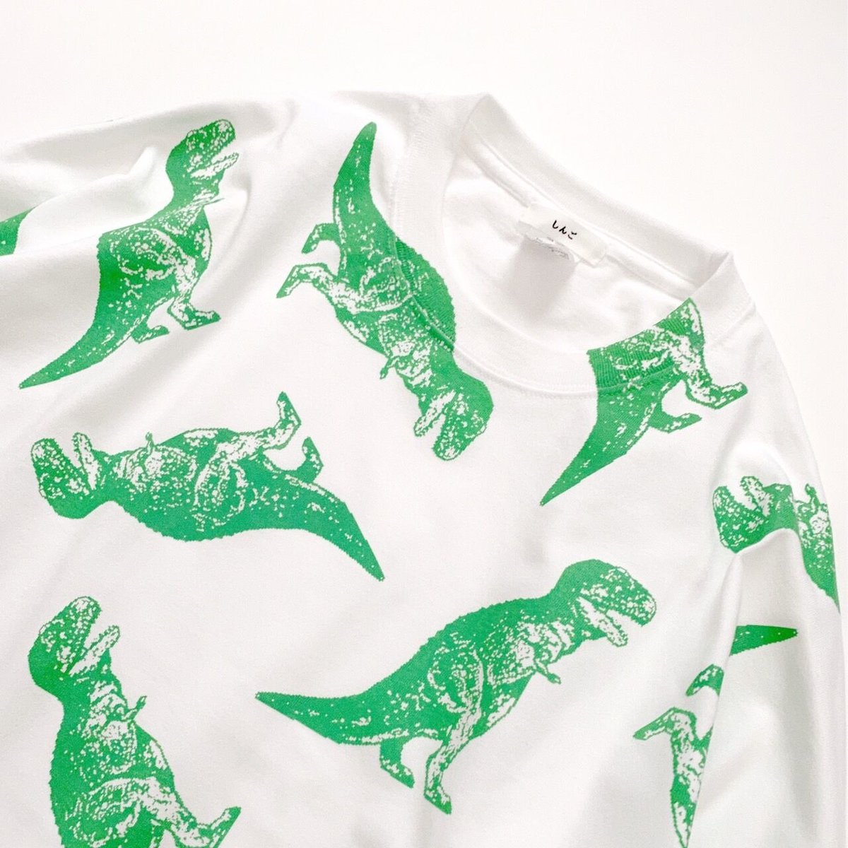 恐竜ロンT / Long Sleeve T-shirt(しんご) | OKIOSK