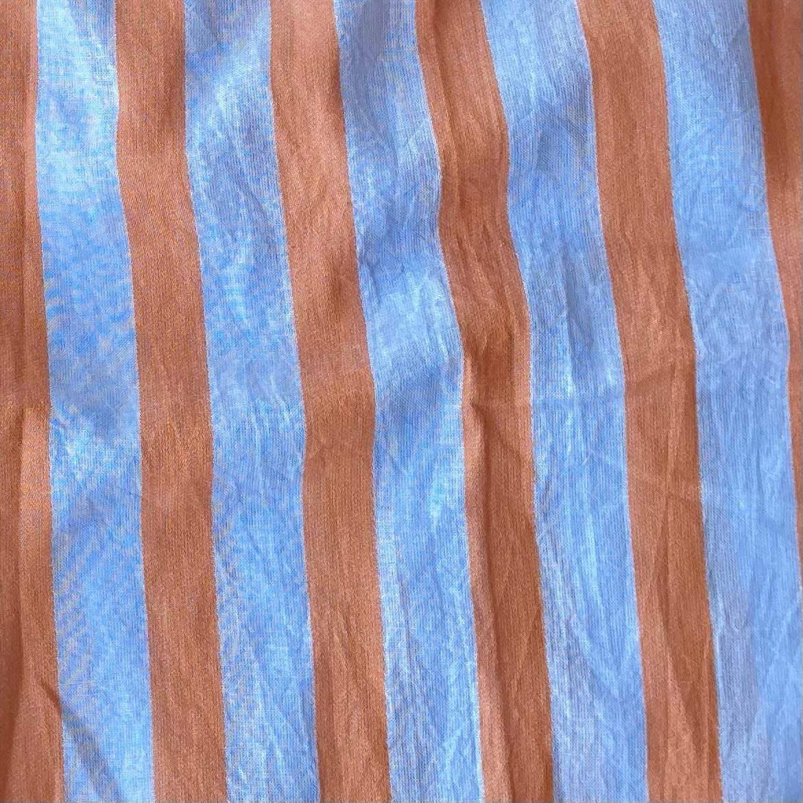 ヌキテパCottonVoil StripeFrench SleeveBlouse ヌキテパCottonVoil StripeFrench SleeveBlouse Cotton Voile