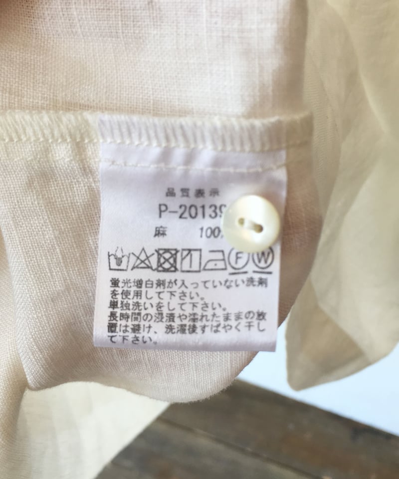 women>Porter des boutons(ポルテデブトン)リネン刺繍ギャザー women>Porter des boutons(ポルテデブトン)リネン刺繍ギャザー
