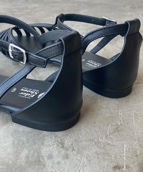 <women>  Eder Shoes(エダーシューズ) Tストラップ　レザーサンダル G-695 ●送料無料●