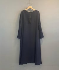 <women>WHYTO.(ホワイト) パールボタン2wayワンピース WHT22FOP4009/ネイビー 38size