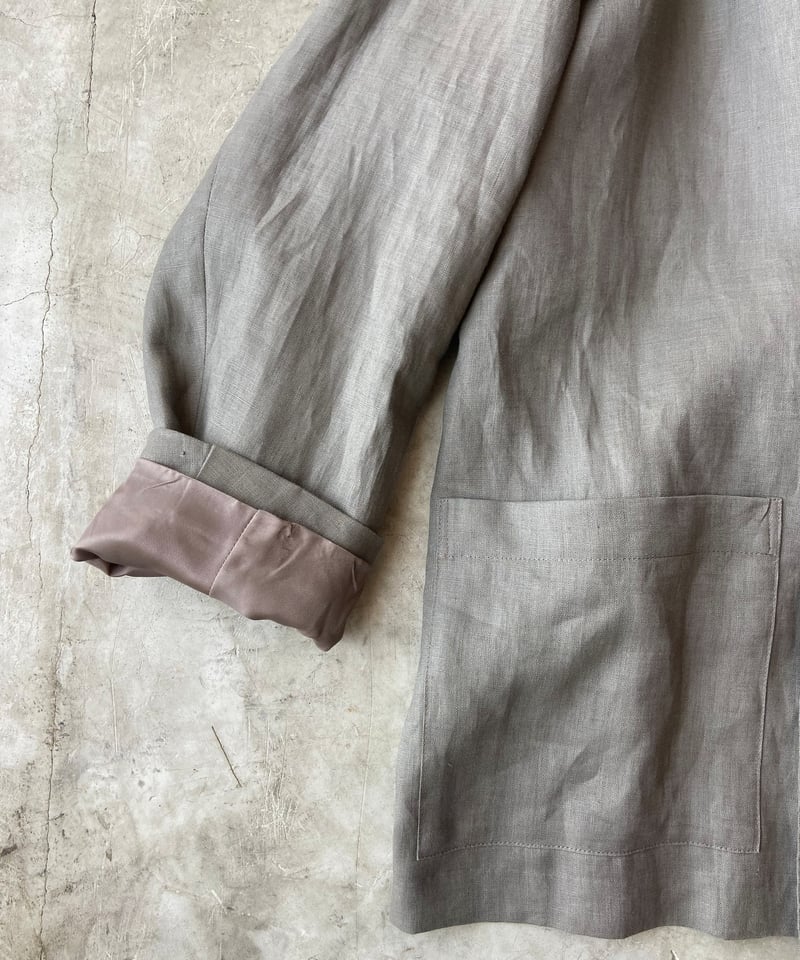 unisex> Honnete（オネット）Double Breasted Jacket/Ta