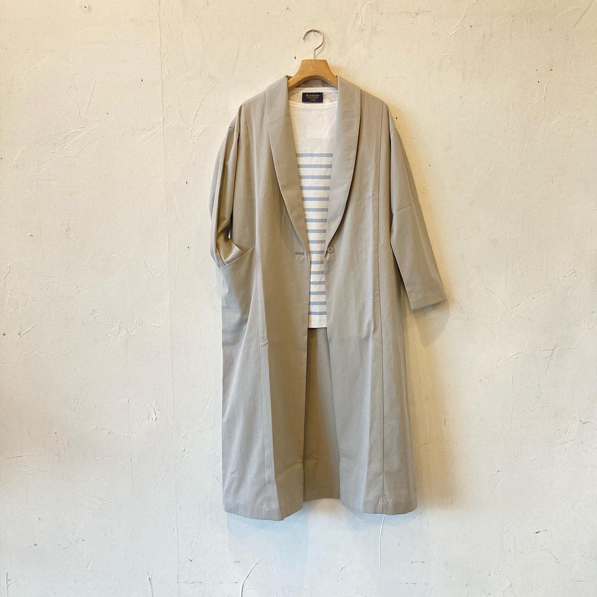 ○SALE○<women>evam eva (エヴァム エヴァ )ショールカラーコート(E23