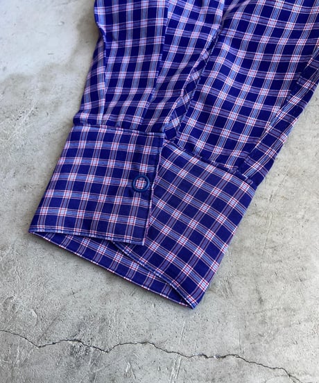 <men>kelen (ケレン) CHINA BUTTON CHECK SHIRTS "BRETON”  KLM26HSH1146 ●送料無料●