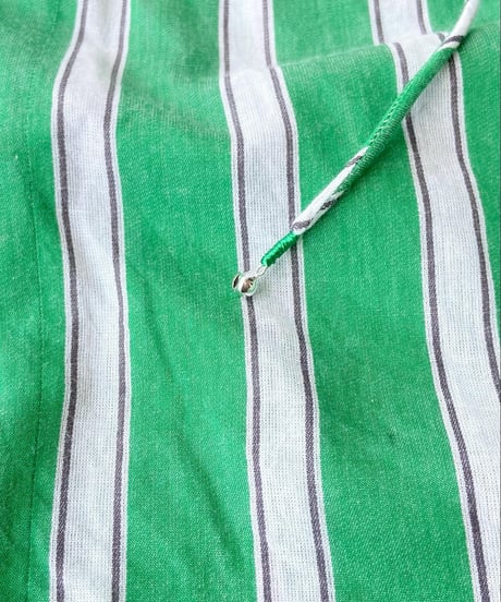 <women>ne Quittez pas(ヌキテパ)Cotton Voile Stripe French Sleeve Blouse(010241WQ1)●送料無料●