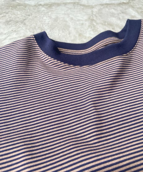 【SALE】<men> MANUAL ALPHABET(マニュアルアルファベット) mini border wide tee（MA-C-242）●送料 全国一律185円●