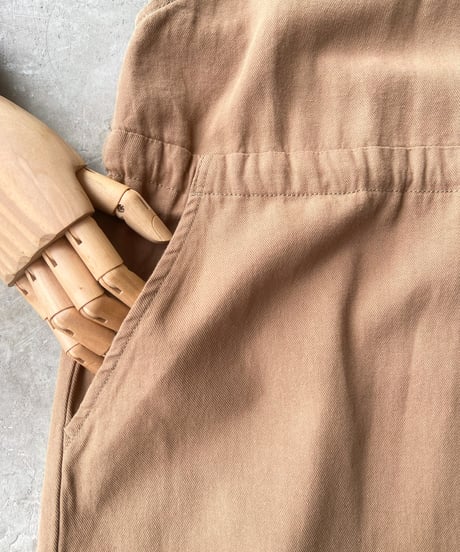 【SALE】<women> FIL DE FER(フィル デ フェール) 段染めルーズツイル エプロンワンピース（10-1-03-208-5-2-1-1) ●送料無料●