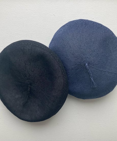 <unisex> Nine Tailor(ナインテーラー) Tassel Beret (N-1051 )/ Blue gray,Black