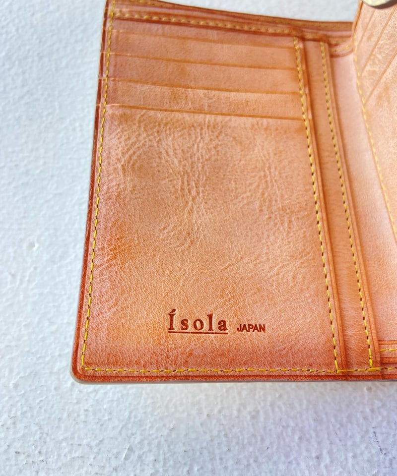 金運爆上がり！アイソラ 財布 isola クロコ 二つ折財布 unisex>isola（アイソラ）クロコ型押し2つ折り財布(11505