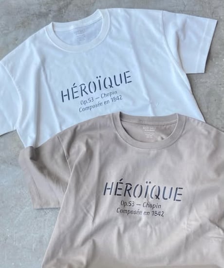 ●送料全国一律 185円● <women> BOOK SHELF(ブックシェルフ) POLONAISE HEROIQUE プリントTシャツ 26994