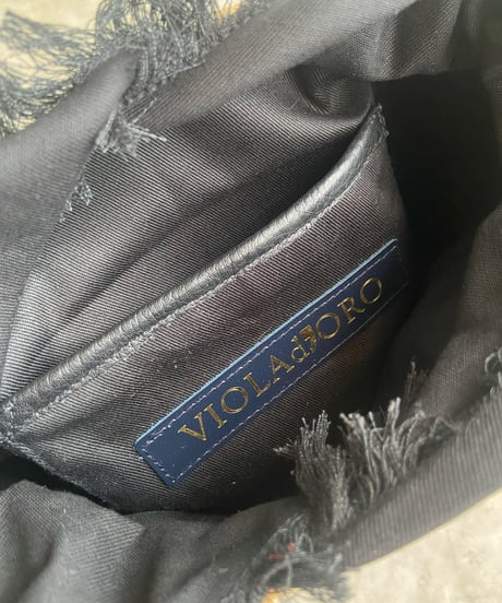 【SALE】<women>VIOLAd'ORO(ヴィオラドーロ) V-8342 刺繍アバカバッグ●送料無料●