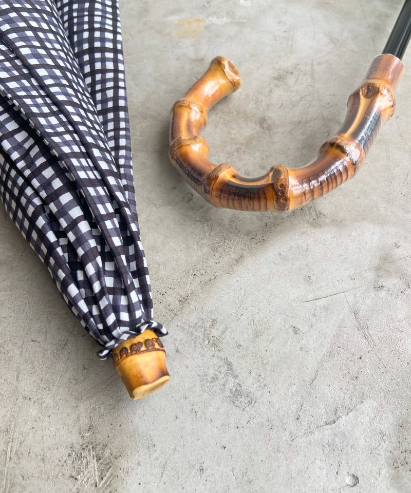 ボンボンストア　タッターソールチェック 晴雨兼用 折りたたみ傘 Bon Bon Store（ボンボンストア）｜タッターソールチェック 晴雨兼用