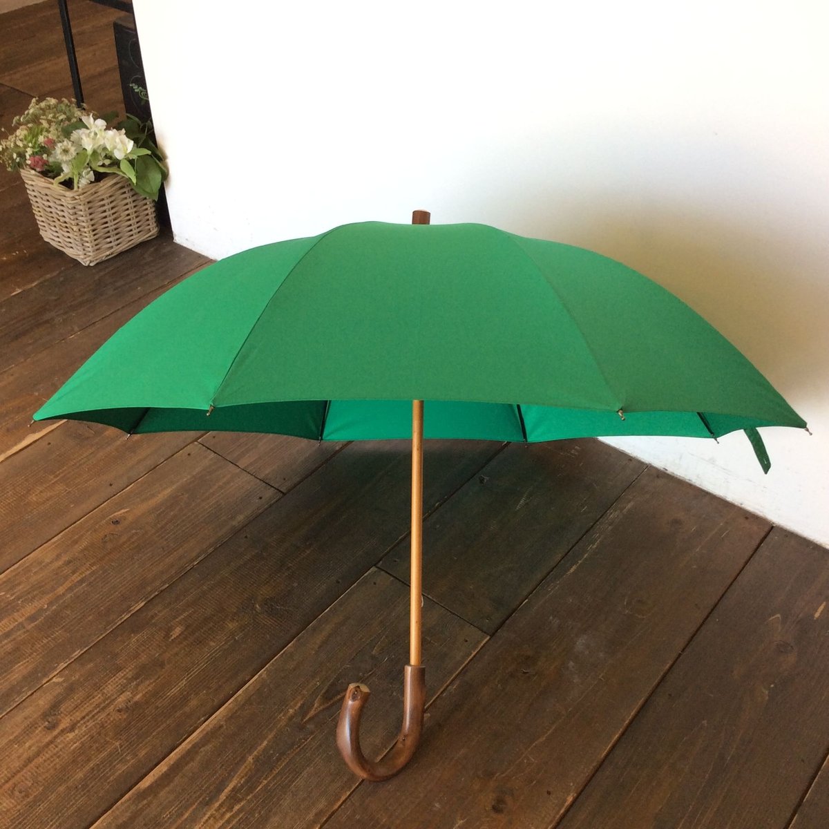 Bon Bon Store ボンボンストア スタンダード長傘 雨傘　グリーン Bon Bon Store スタンダード長傘 | B・B・B POTTERS ONLINE