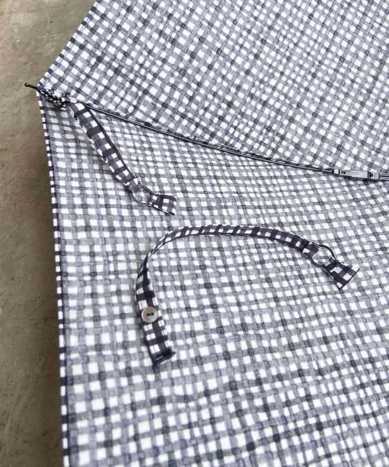 ボンボンストア　タッターソールチェック 晴雨兼用 折りたたみ傘 Bon Bon Store（ボンボンストア）｜タッターソールチェック 晴雨兼用