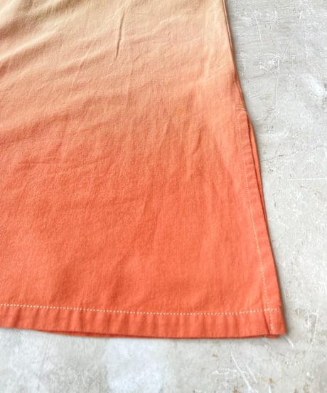 【SALE】<women> FIL DE FER(フィル デ フェール) 段染めルーズツイル エプロンワンピース（10-1-03-208-5-2-1-1) ●送料無料●
