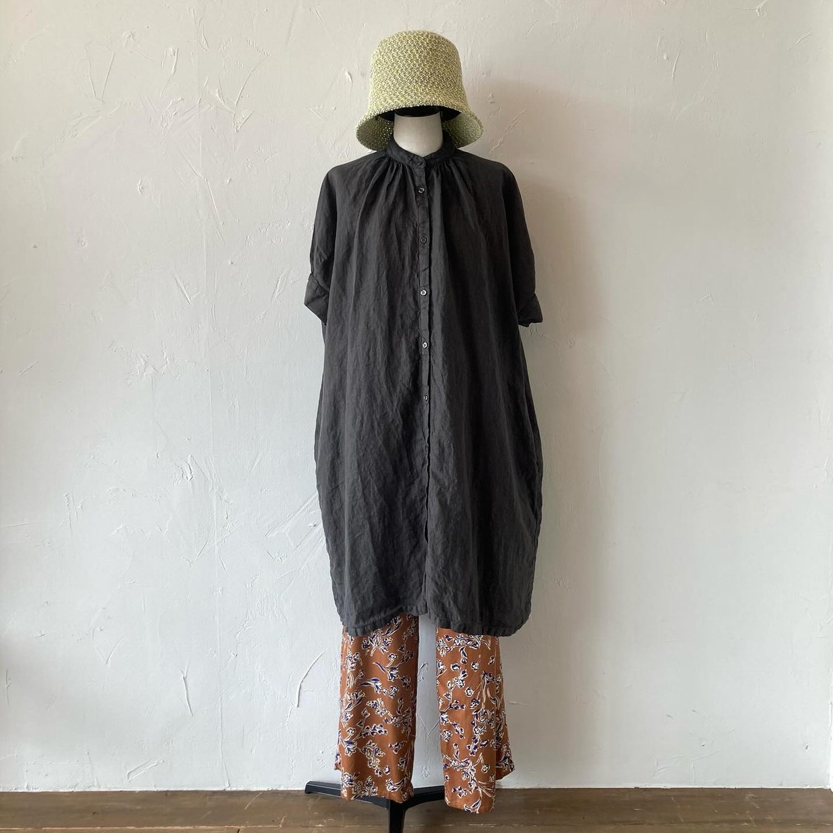 SALE】<women> Honnete(オネット) アイリッシュリネン ハーフスリーブ 