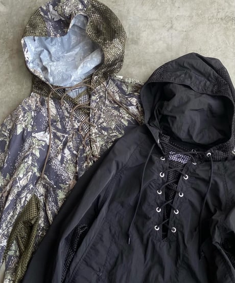 <men> UNFRM OUTDOOR STANDARD(ユニフォーム アウトドア スタンダード) NY TYPEWRITER PANEL MESH DECK PARKA SS-4302 ●送料無料●