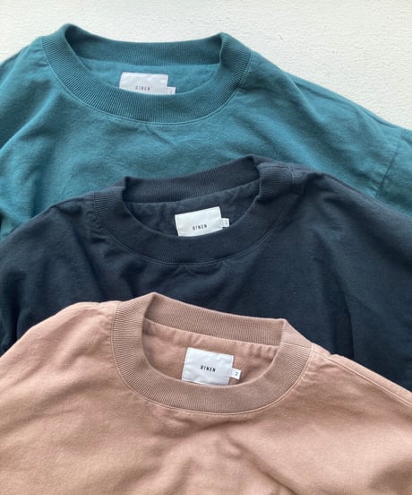 <men>RINEN  (リネン) 20/1ネル両面起毛 クルーネックシャツ / R37504 ●送料無料●