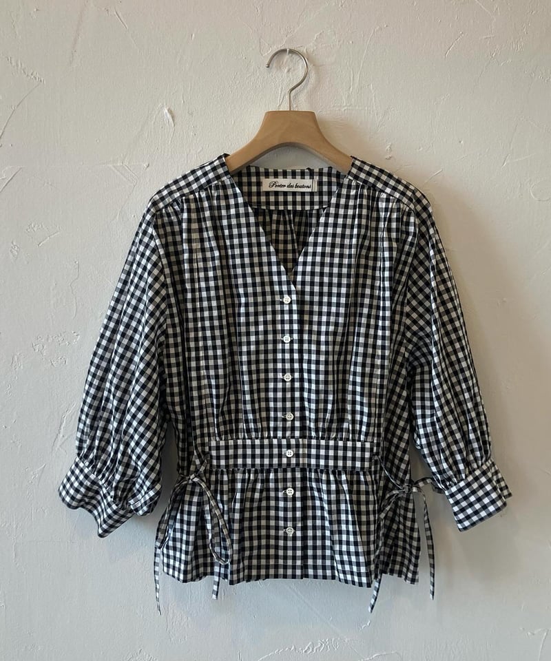 women>Porter des boutons(ポルテデブトン) コットンギンガム women>Porter des boutons(ポルテデブトン) コットンギンガム