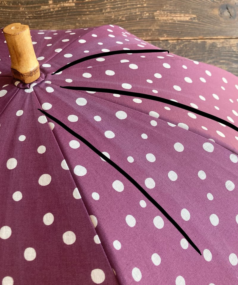 SALE 日焼けあり<women>sur mer(シュールメール) ドット柄コットン