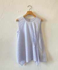 【SALE】<women> MICA&DEAL(マイカ＆ディール)アシンメトリータック ノースリーブブラウス(0124201105) ●送料無料●