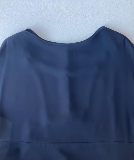 <women>WHYTO.(ホワイト) パールボタン2wayワンピース WHT22FOP4009/ネイビー 38size