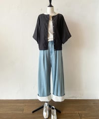 <women>assiette(アシェット) 前後2way 5分袖ブラウス ●送料無料●