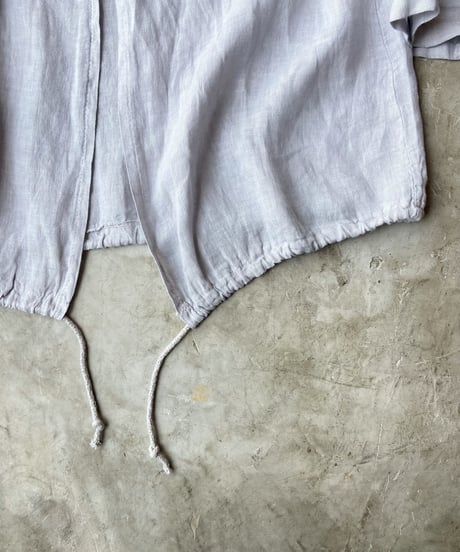 <women> M Made in Italy(エム メイドイン イタリー) リネン ロングカーディガン(17-9679W) cloud ●送料無料●