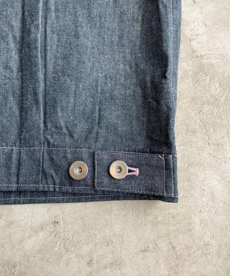<women> Yarmo(ヤーモ) Indigo Chambray Work Jacket YAR-26SS-J29  / ピンク ●送料無料●