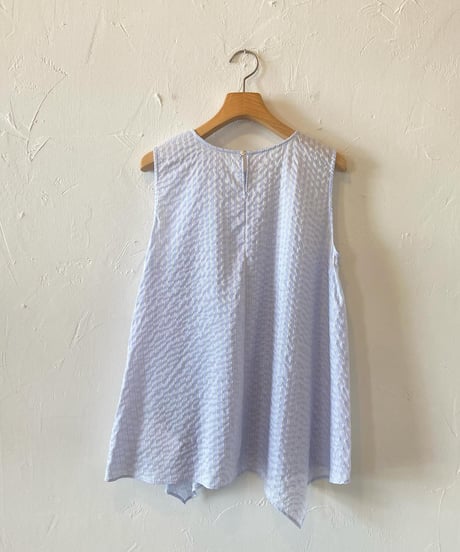 【SALE】<women> MICA&DEAL(マイカ＆ディール)アシンメトリータック ノースリーブブラウス(0124201105) ●送料無料●