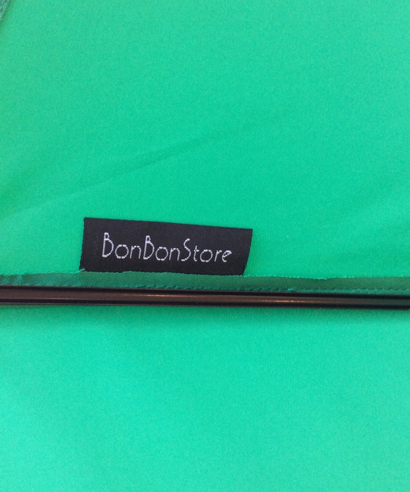 Bon Bon Store ボンボンストア スタンダード長傘 雨傘　グリーン Bon Bon Store ボンボンストア スタンダード長傘 雨傘 グリーン