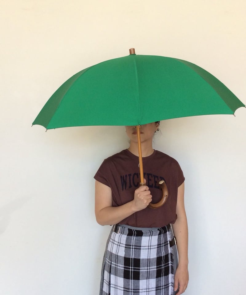 Bon Bon Store ボンボンストア スタンダード長傘 雨傘　グリーン スタンダード長傘（フォレストグリーン） - BonBonStore Online Shop