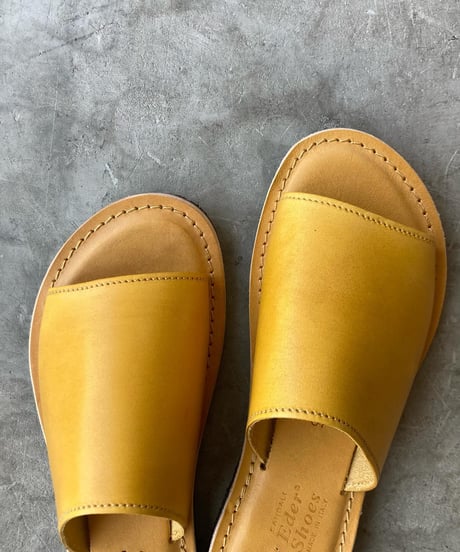 <women>  Eder Shoes(エダーシューズ) フラットレザーサンダル 1501 ●送料無料●