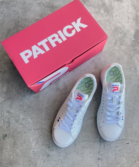 <unisex> PATRICK(パトリック)  | QUEBECケベック ホワイト | スムースレザースニーカー | レディース・メンズ | ●送料無料●
